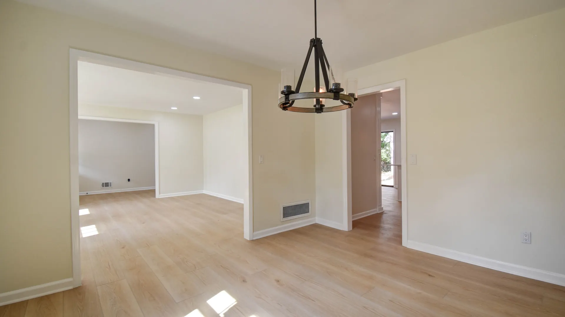 Luxury flooring installation