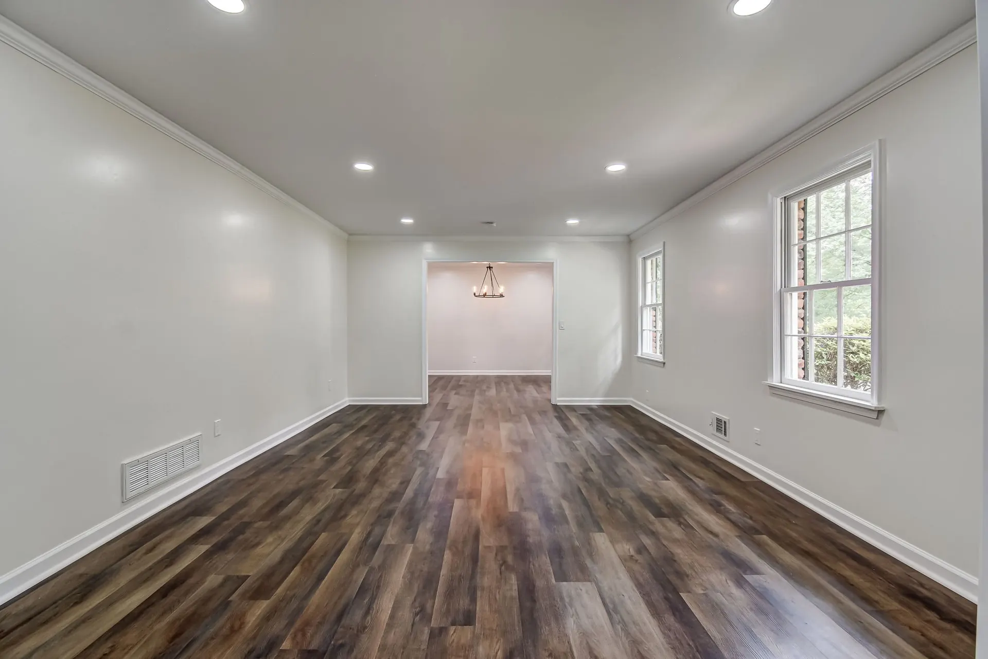 After: Hardwood floor installation